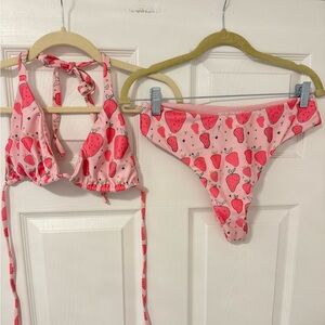 Out of the Blue Swim Strawberry Bikini Set 👙